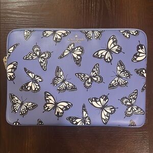 Kate Spade Blue Butterfly Laptop Sleeve
